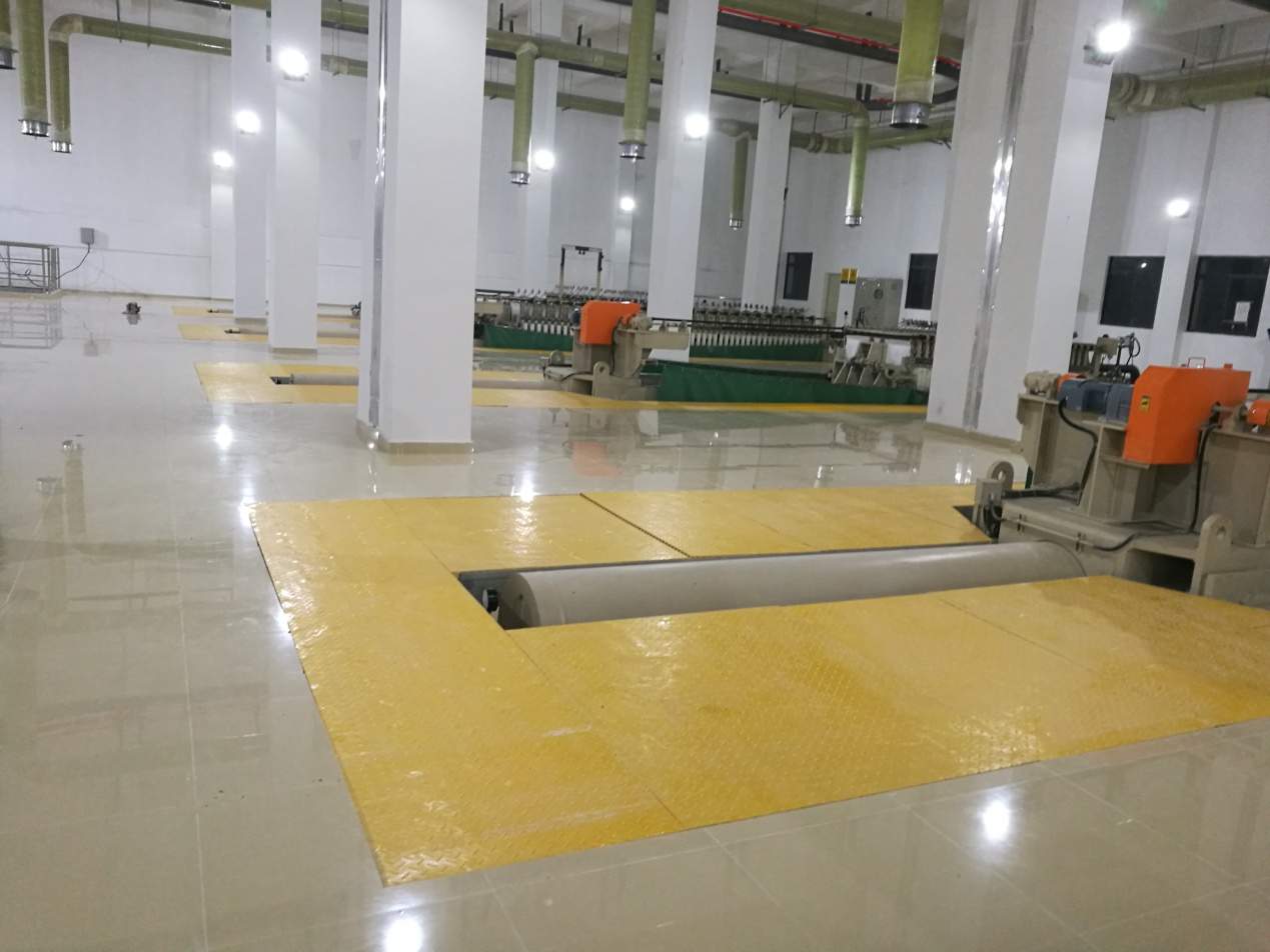 廣東深圳福田污水處理廠玻璃鋼格柵、蓋板安裝工程(圖3)